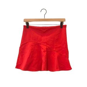 AX | ARMANI EXCHANGE red flare skirt